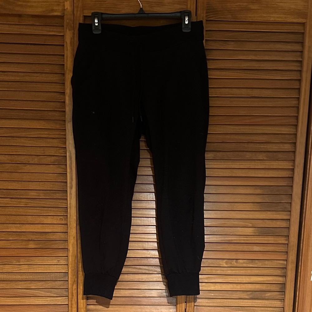 Athleta Black Ribbed Pants